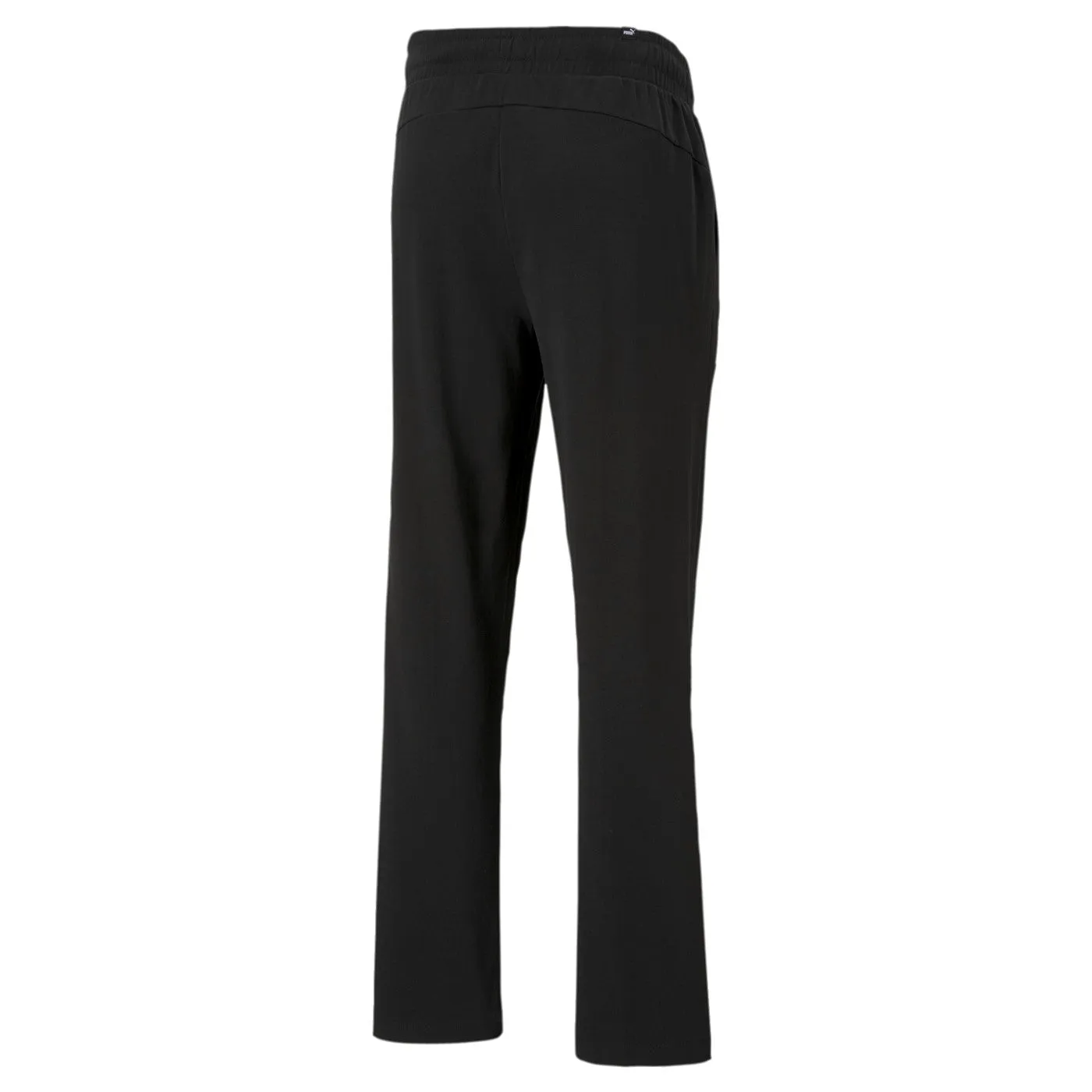 Puma pantalone sportivo da uomo in cotone jersey ESS Jersey Pants op 586747 01 black Effortless Look SoftTouchFinish