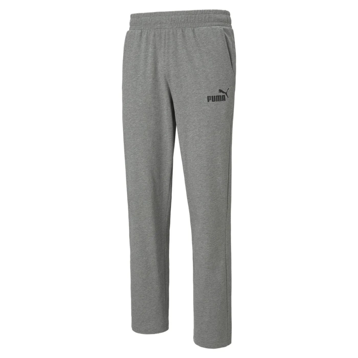 Fashionable Fit Puma pantalone sportivo da uomo in cotone jersey ESS Jersey Pants op 586747 03 medium gray heather