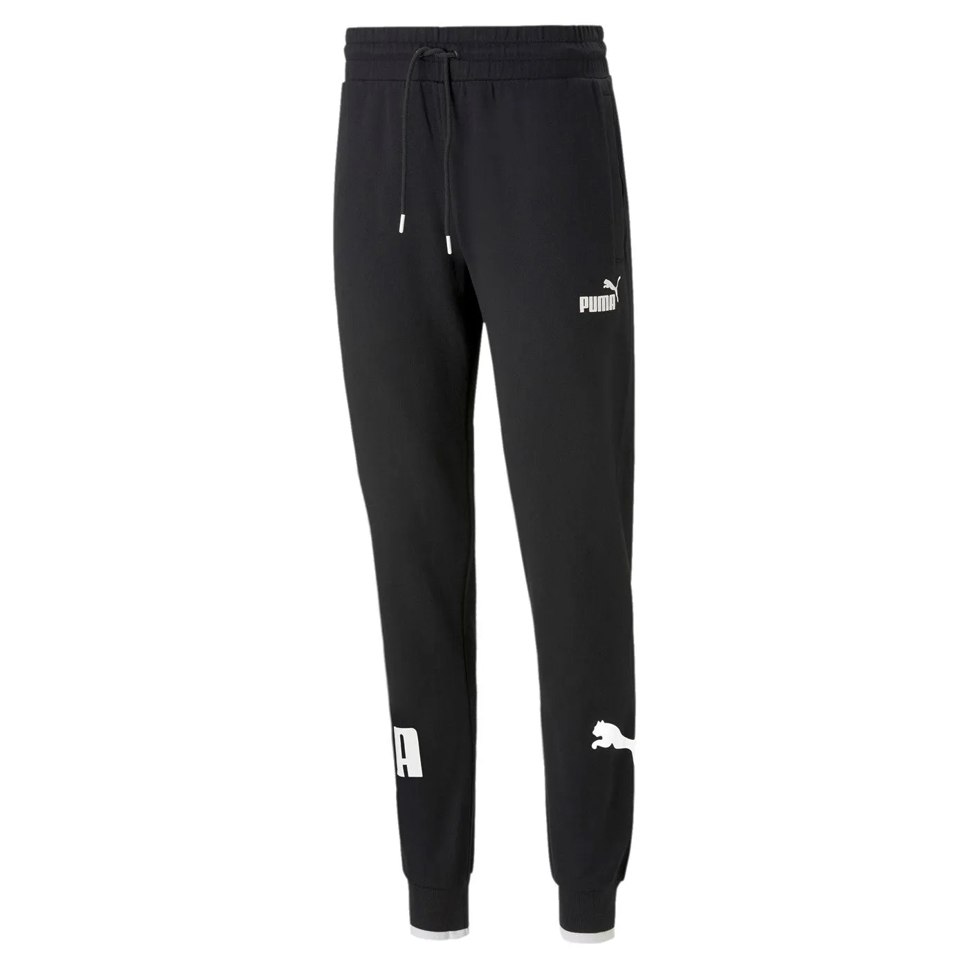 Puma Pantalone sportivo da uomo Power Sweatpant TR cl 673329-01 black Anti Chafe Lining Comfort Wear