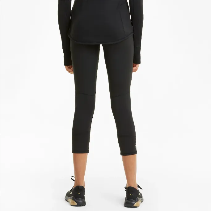 Puma Pantalone tecnico da corsa da donna Favorite Reg Rise 3/4 Tight 520190 01 nero Versatile Comfort Wear