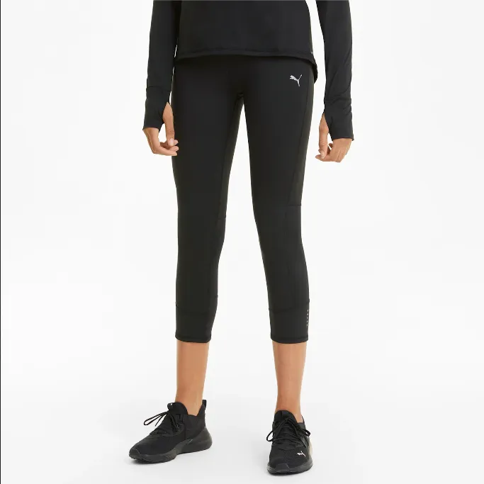 Cozy Fit Everyday Must-have Puma Pantalone tecnico da corsa da donna Favorite Reg Rise 3/4 Tight 520190 01 nero