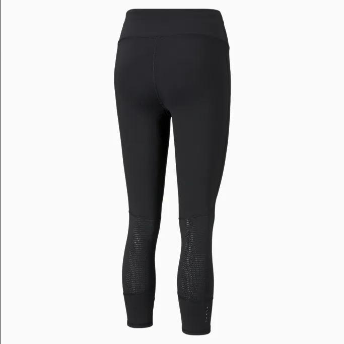 Puma Pantalone tecnico da corsa da donna Favorite Reg Rise 3/4 Tight 520190 01 nero Non Tapered Leg