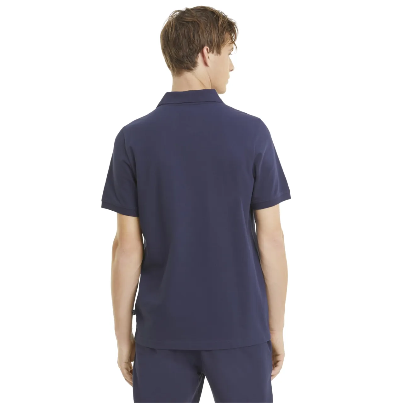FourWay Stretch Fabric Puma Polo manica corta da uomo in cotone pique 586674-06 blu