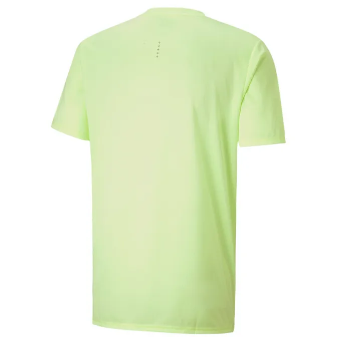 Puma t-shirt tecnica da corsa Run Favorite Tee M 520208 37 giallo pallido Everyday Top Anti Static Fabric