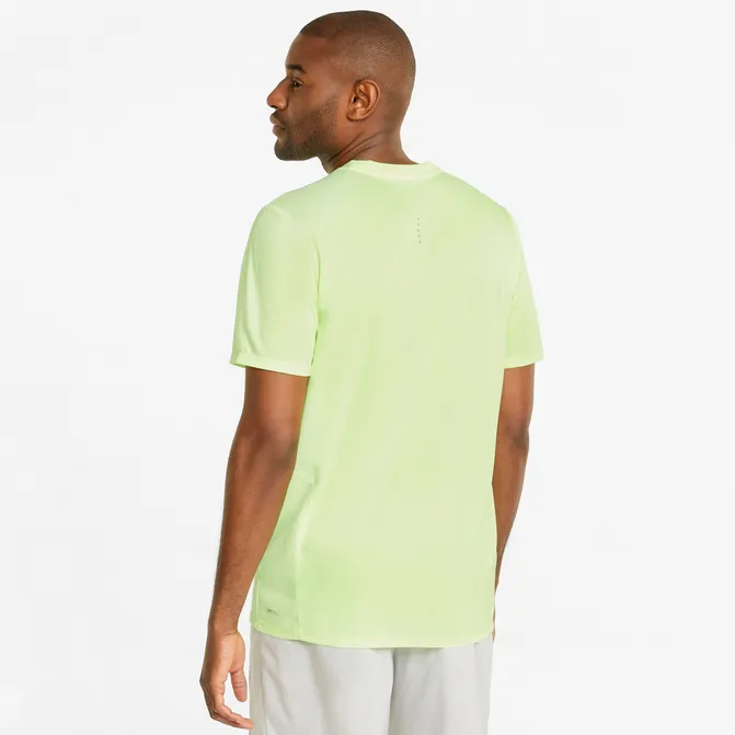 Soft Brushed Finish Travel convenience Puma t-shirt tecnica da corsa Run Favorite Tee M 520208 37 giallo pallido