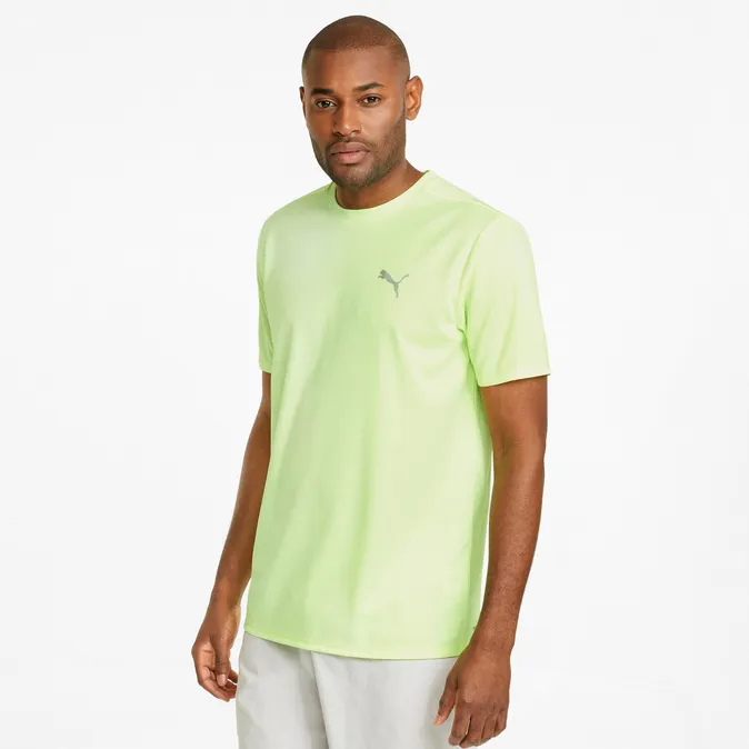 Sporty Layer Look Casual Choice Wear Puma t-shirt tecnica da corsa Run Favorite Tee M 520208 37 giallo pallido