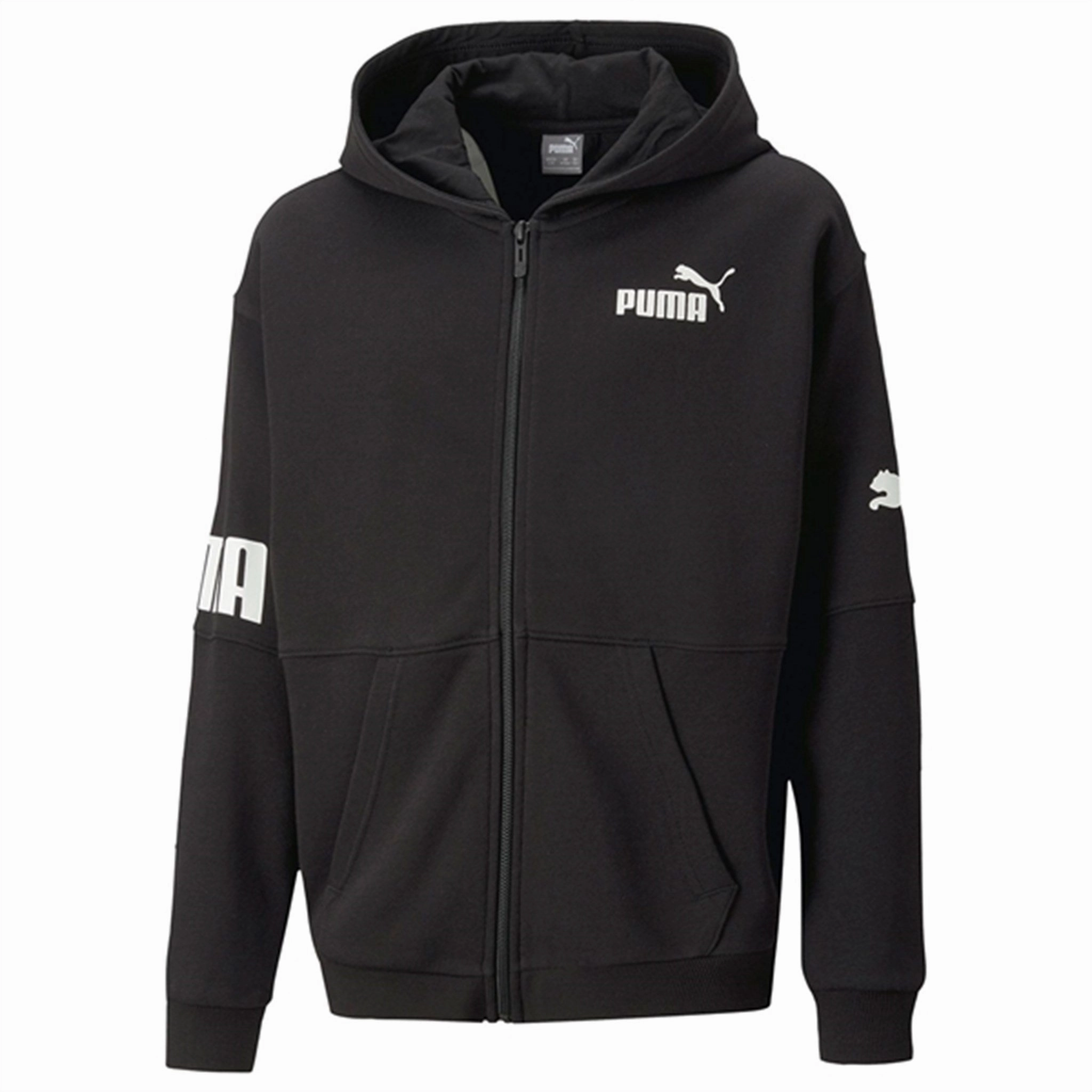 Puma Hoodie Puma Black Heavyweight Terry Construction