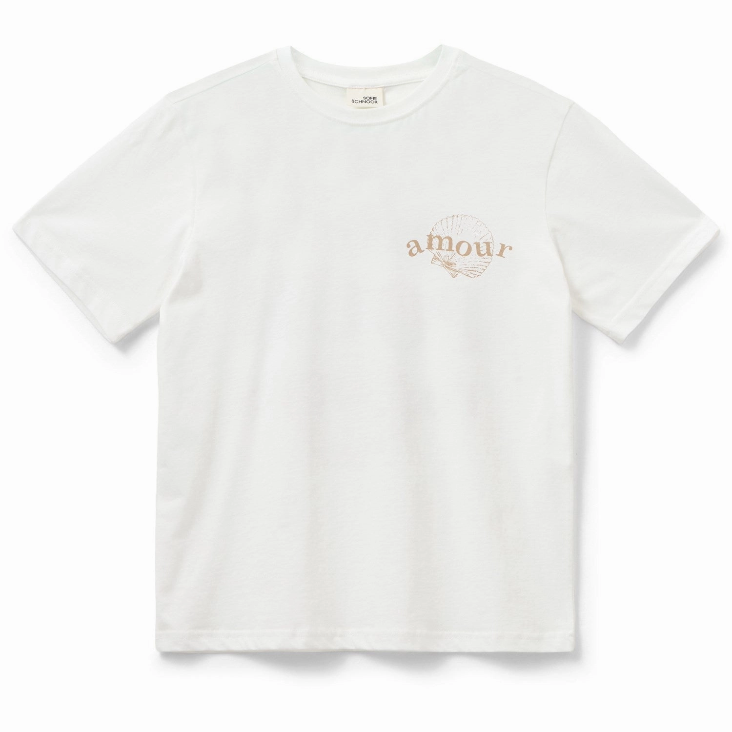 Casual Layering Wear Universal Silhouette Sofie Schnoor Snow White Zenasy T-shirt