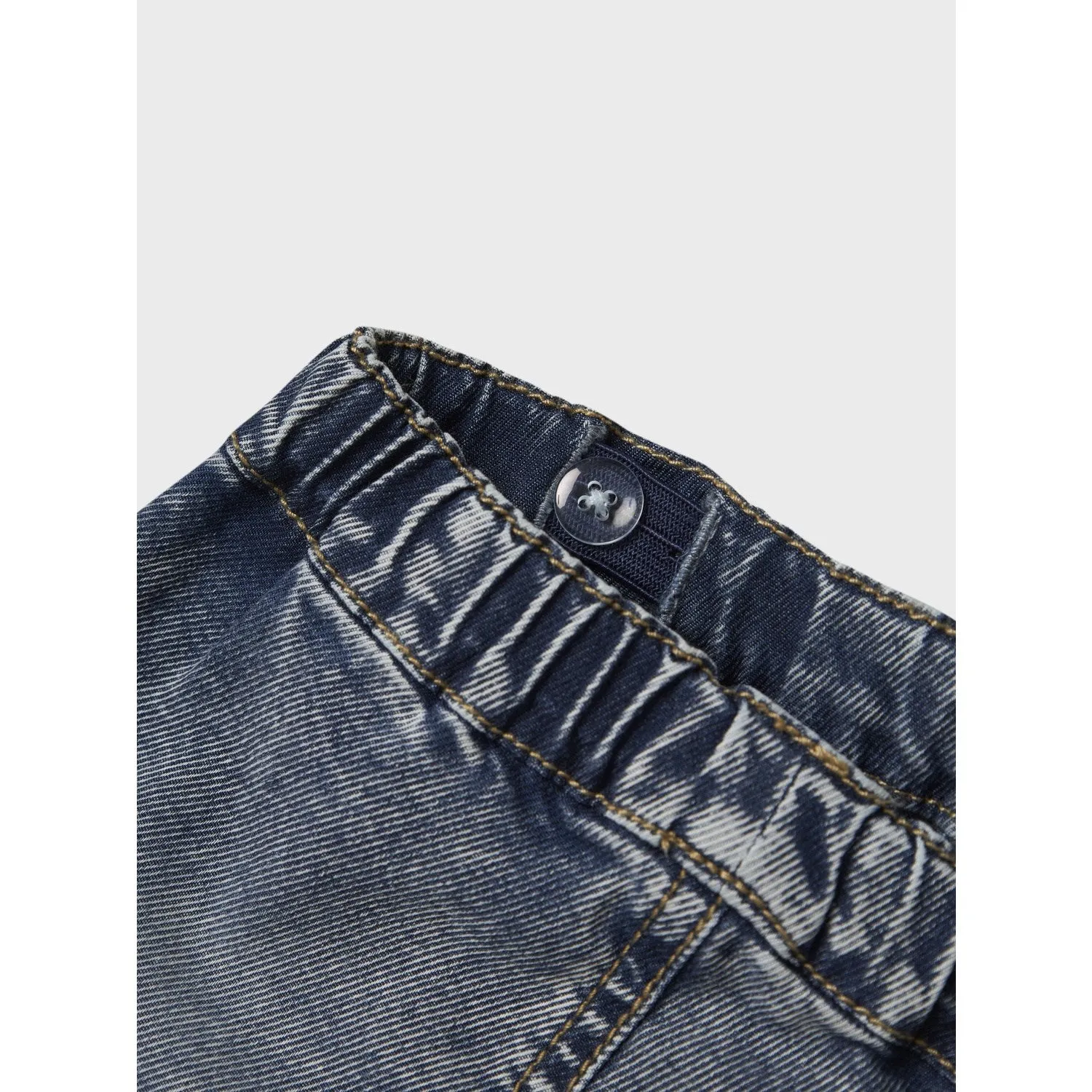 Name It Dark Blue Denim Nbmben Baggy Cargo Jeans 2727-Yb Noos Party Look Weekend Warrior Barrel Leg Construction