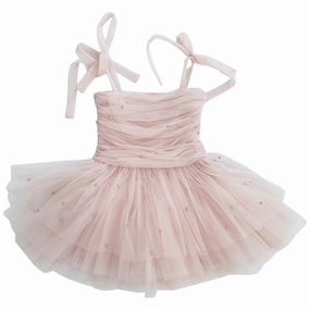 City Flow Relaxed-fit gown Dolly by Le Petit Tom Pearl Tulle Ballerina Dress Pink