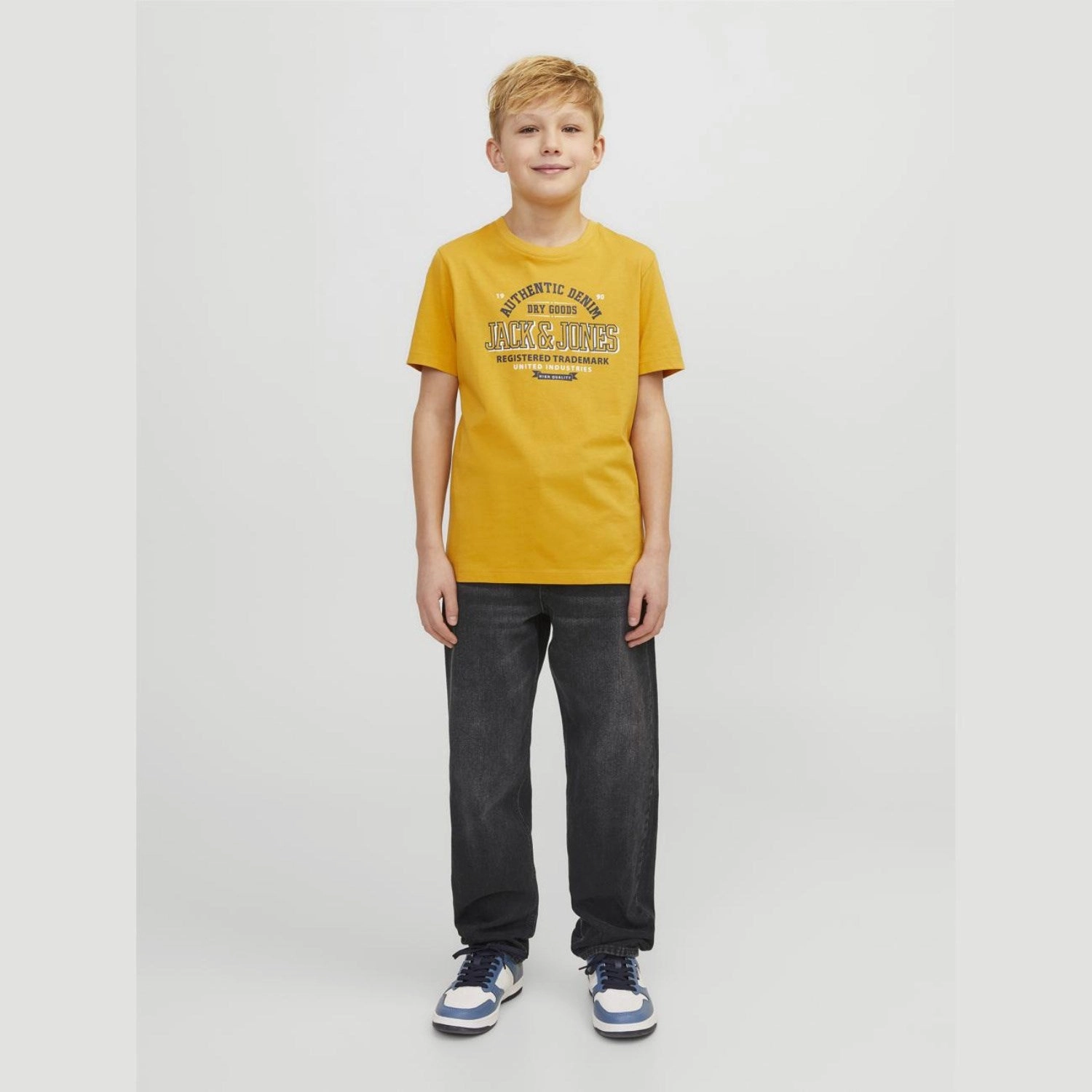 Jack & Jones Junior Black Denim Chris Original Jeans 602 Noos Everyday Loose Music Event