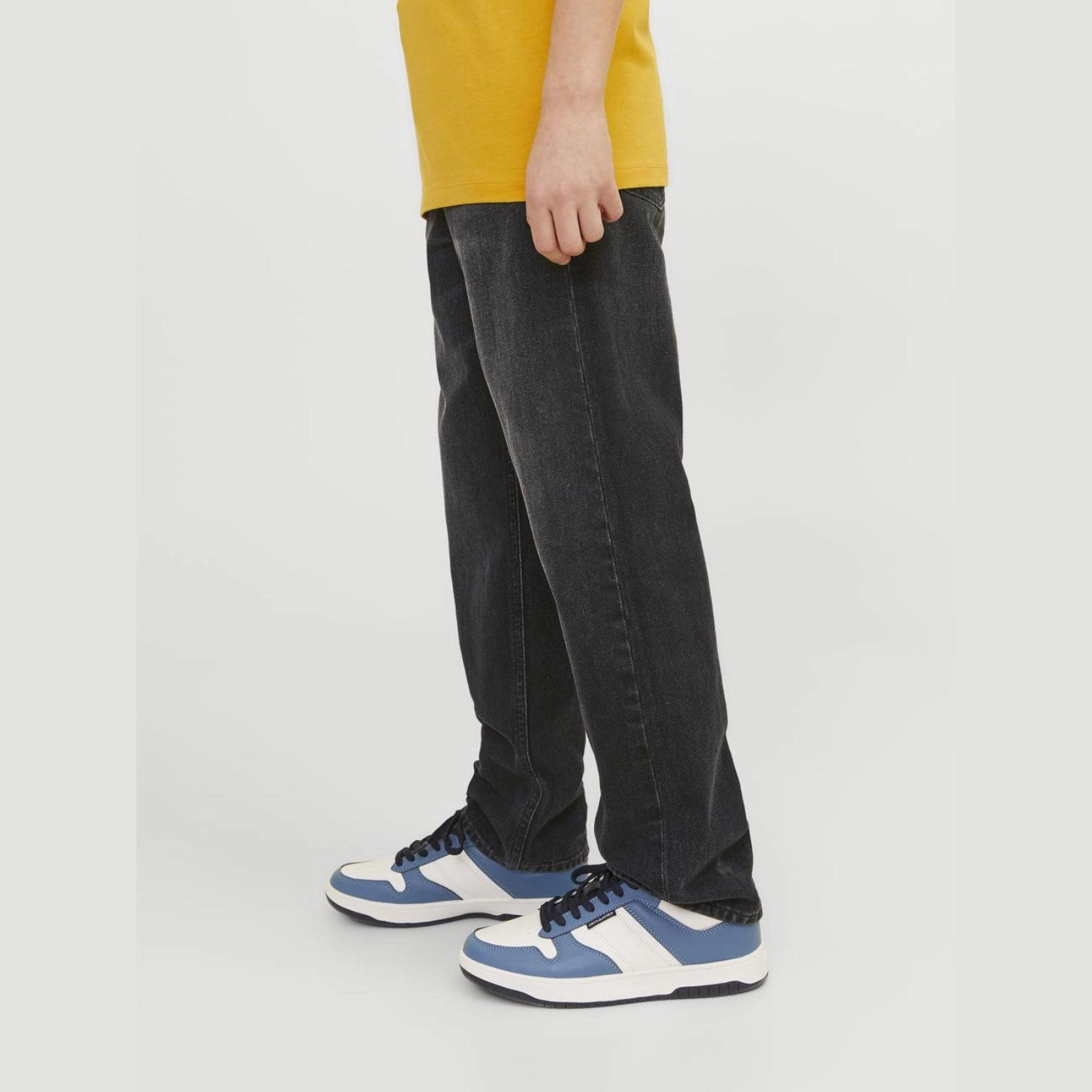 Jack & Jones Junior Black Denim Chris Original Jeans 602 Noos Four Way Stretch Fabric