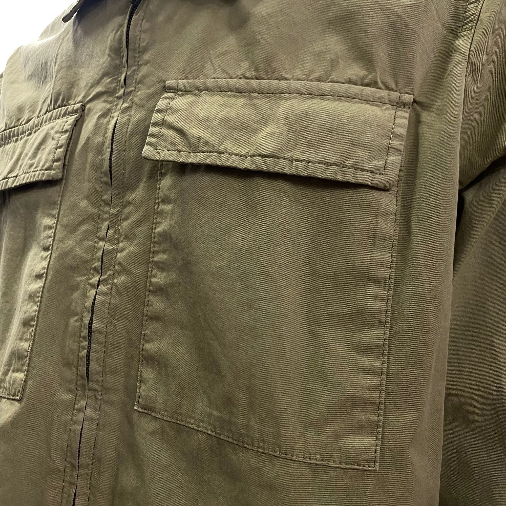 Timeless Form Wardrobe Trez giubbino da uomo in cotone Gink M48680 355 verde militare