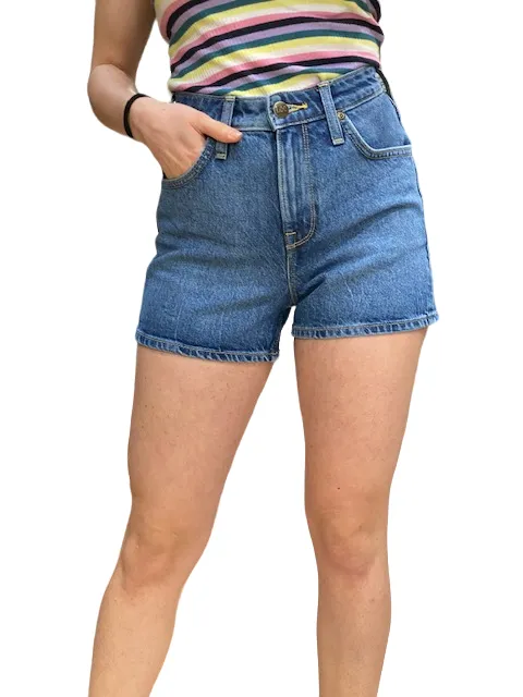 Outdoor Style Lee pantaloncino da donna in denim Carol Short L37CHGB32 blue speed