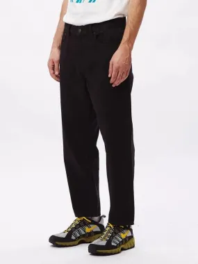 Light Reflective Details Obey pantalone BENDER 90'S DENIM 142010050 dusty black