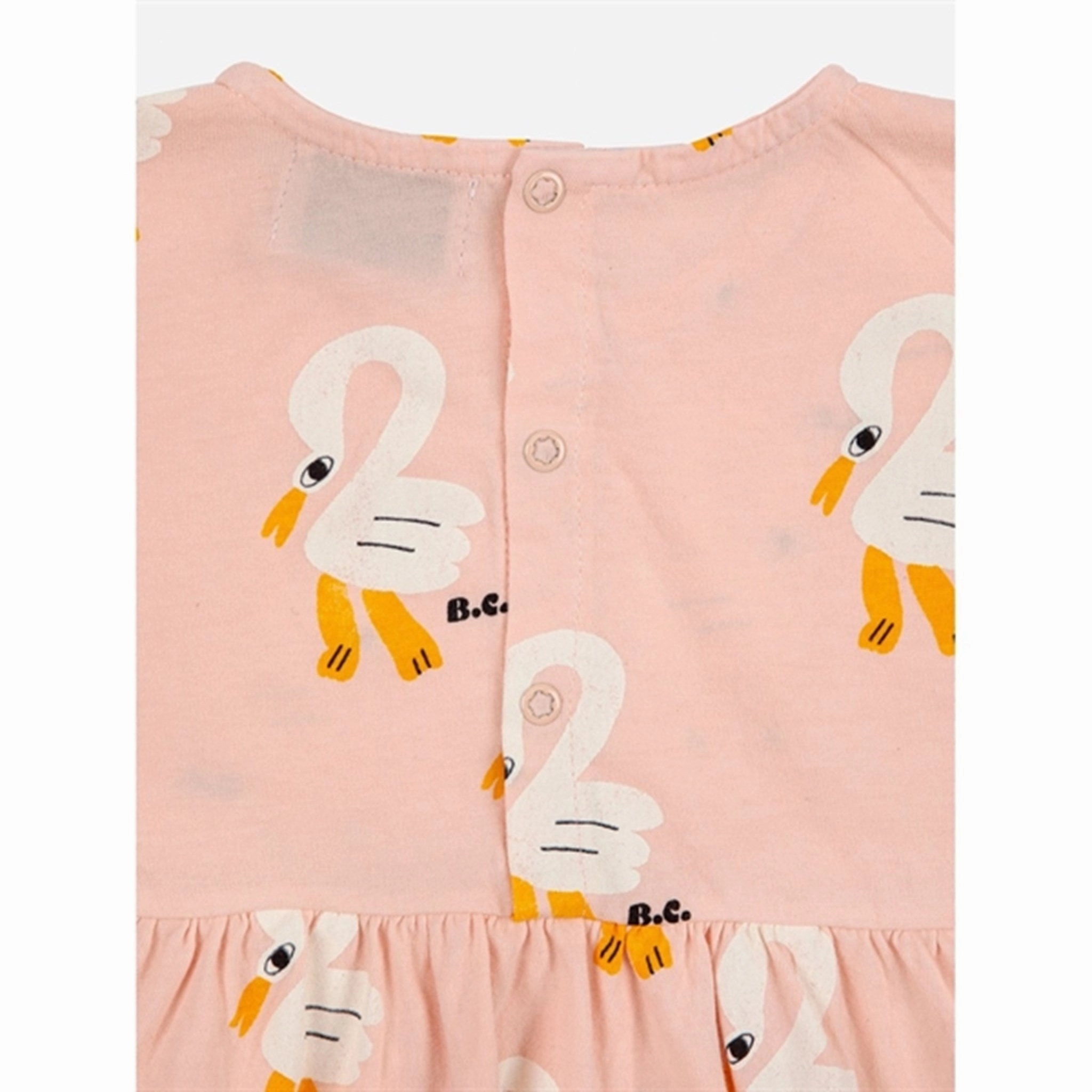 Bobo Choses Light Pink Pelican All Over Dress Youth Charm