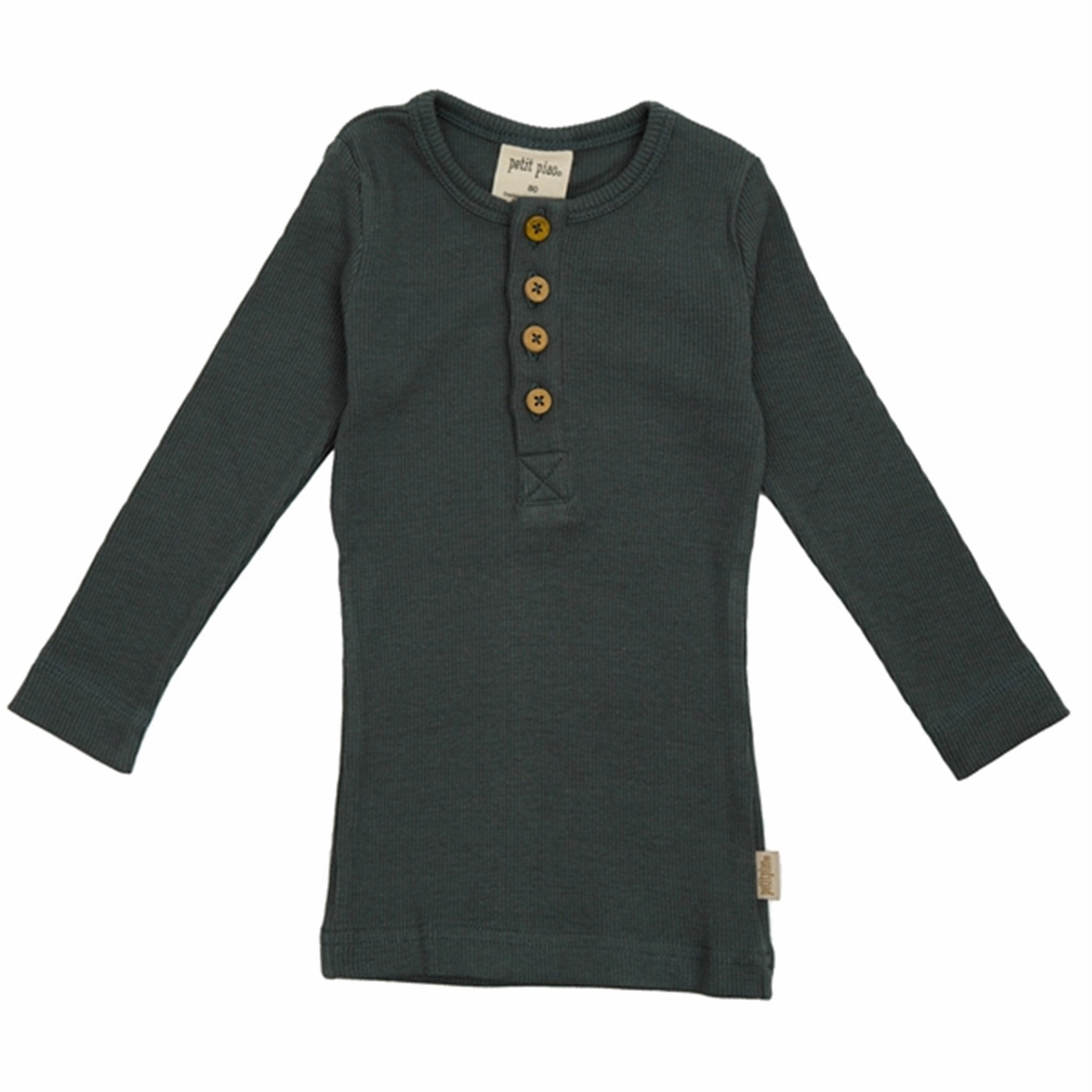 Zip Front Mesh Insert Petit Piao Turbulence Modal Placket Blouse