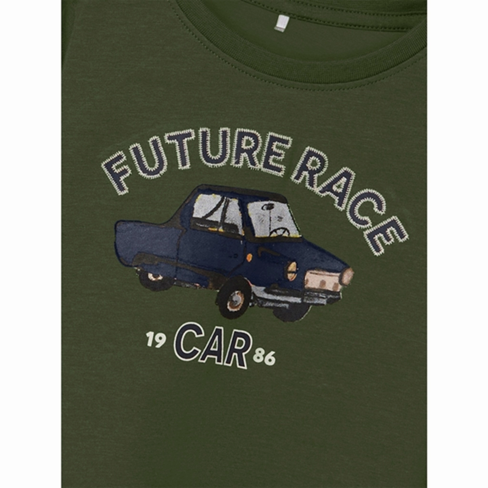 Chambray Fabric Name it Rifle Green Kulle Blouse