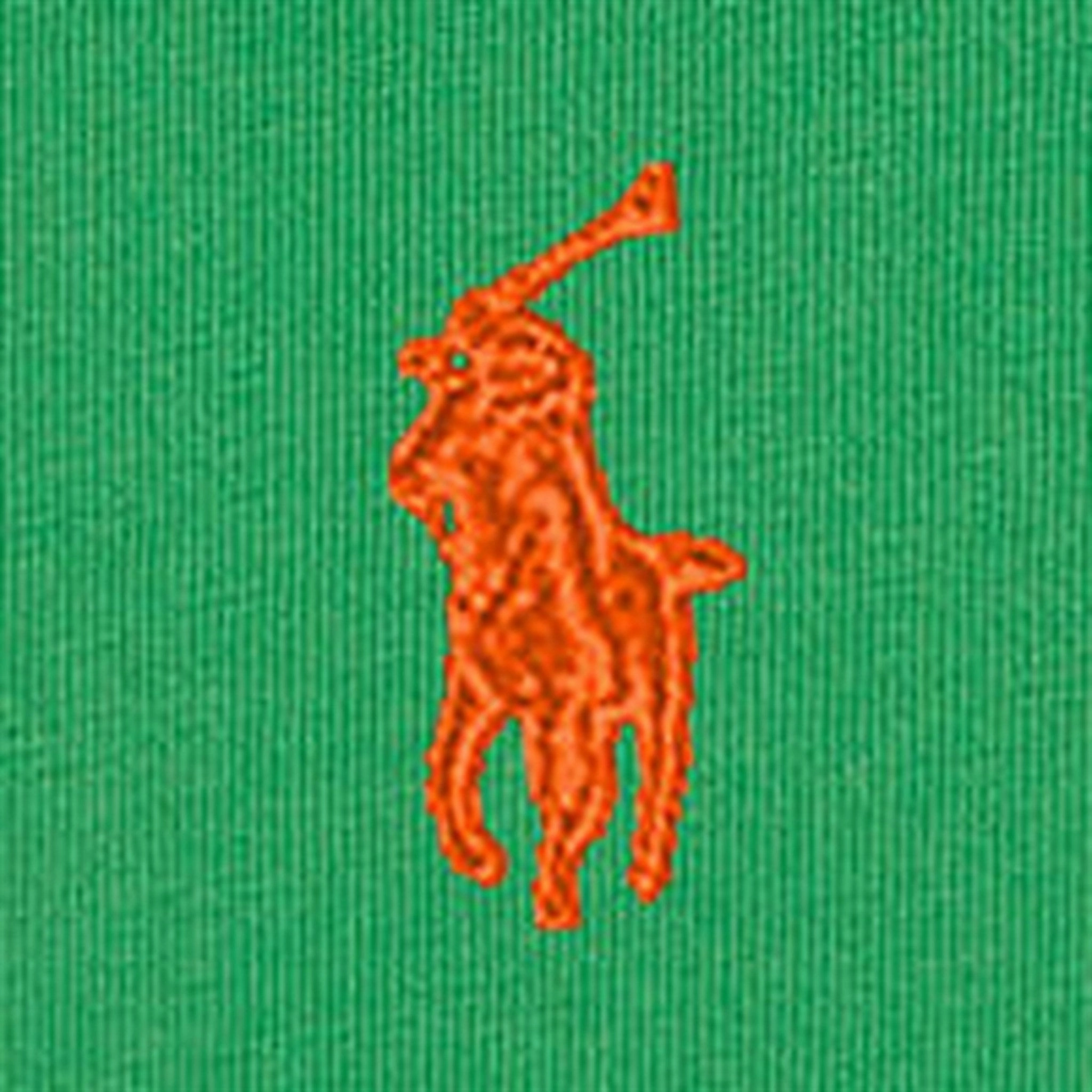 Polo Ralph Lauren Boys T-Shirt Preppy Green Running Gear