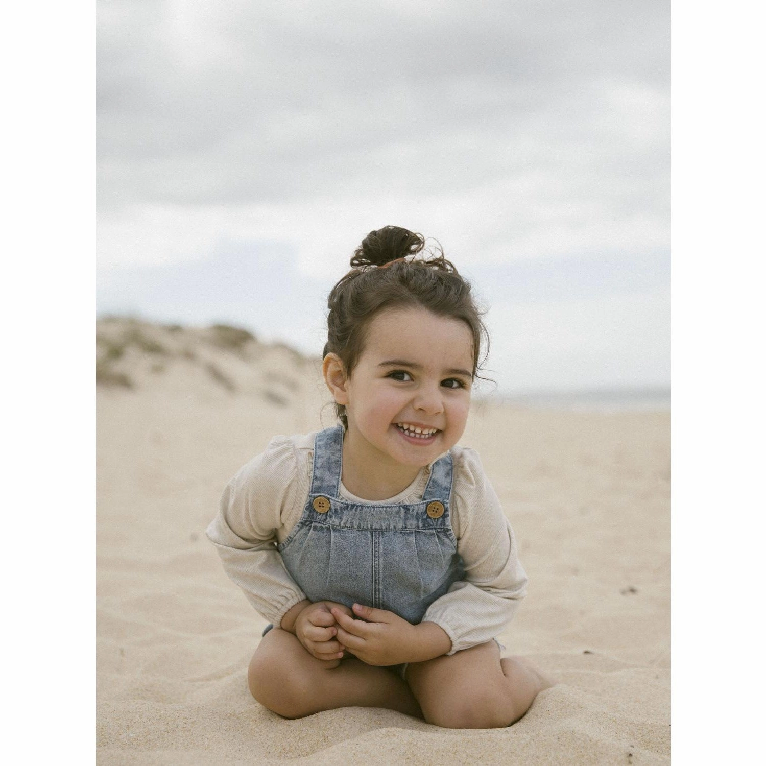 Lil'Atelier Turtledove Melange Darla Slim Blouse Day-To-Night Wear Flatlock stitching