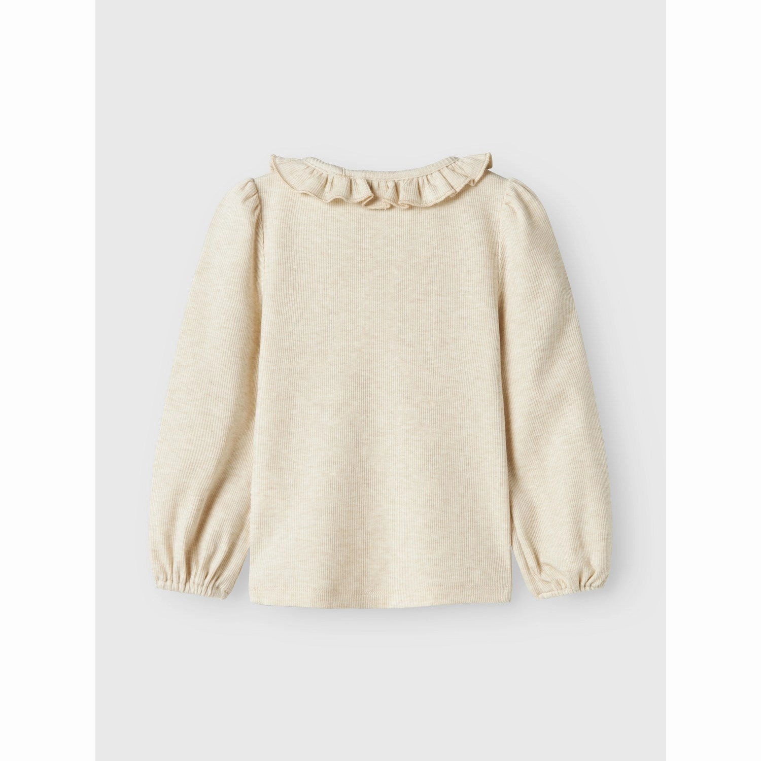 Quick Dry Construction Dressy look Lil'Atelier Turtledove Melange Darla Slim Blouse