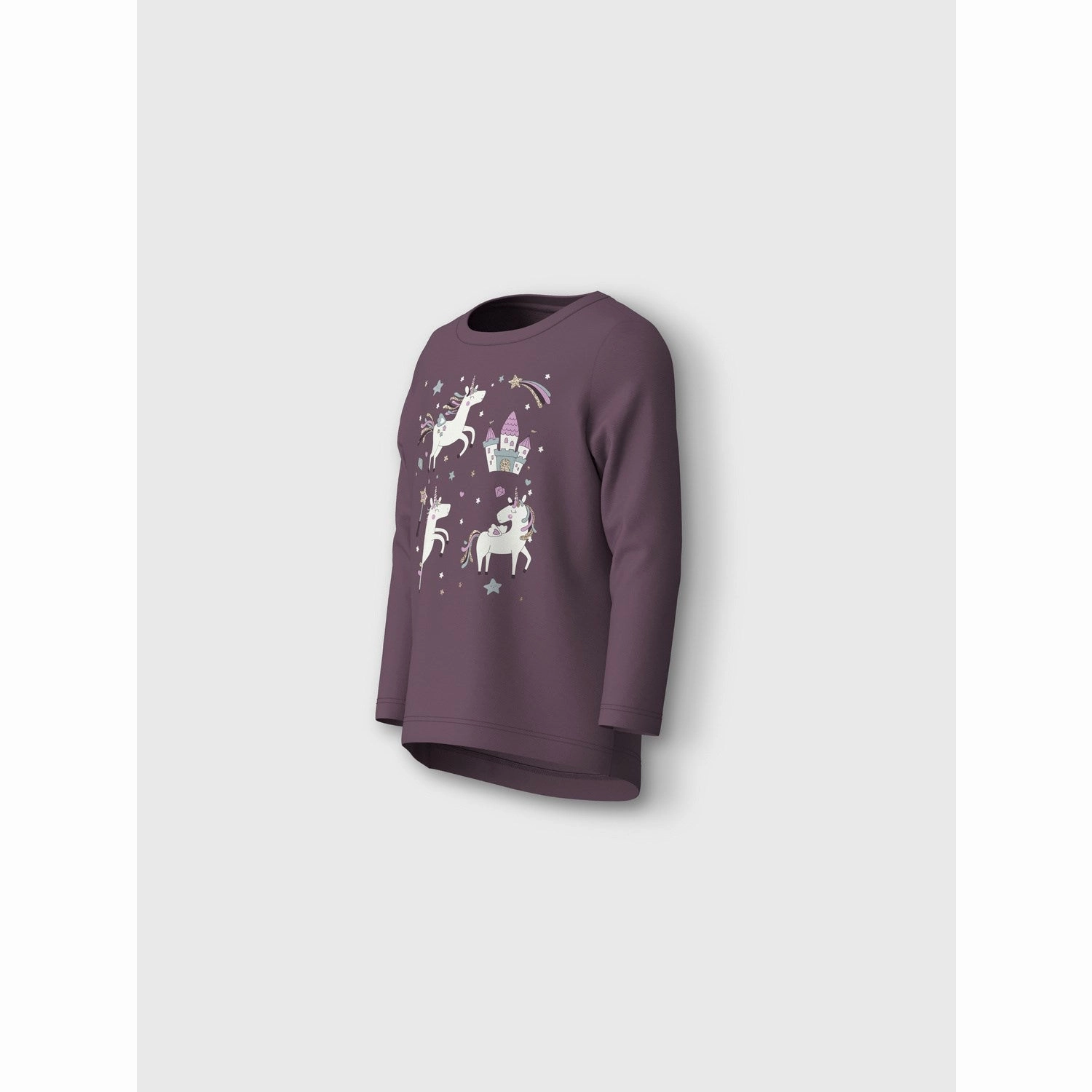Matte Finish Name It Arctic Dusk Unicorn Vix Blouse