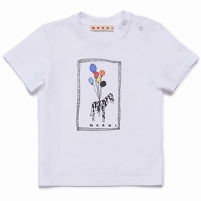 Tubular Knit Structure Marni White T-shirt