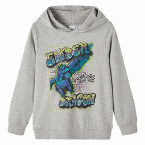 Cougar like South American style Name it Grey Melange Jengo Minecraft Sweat Hoodie