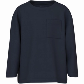 Name It Dark Sapphire Vebbe Blouse Interview Ready