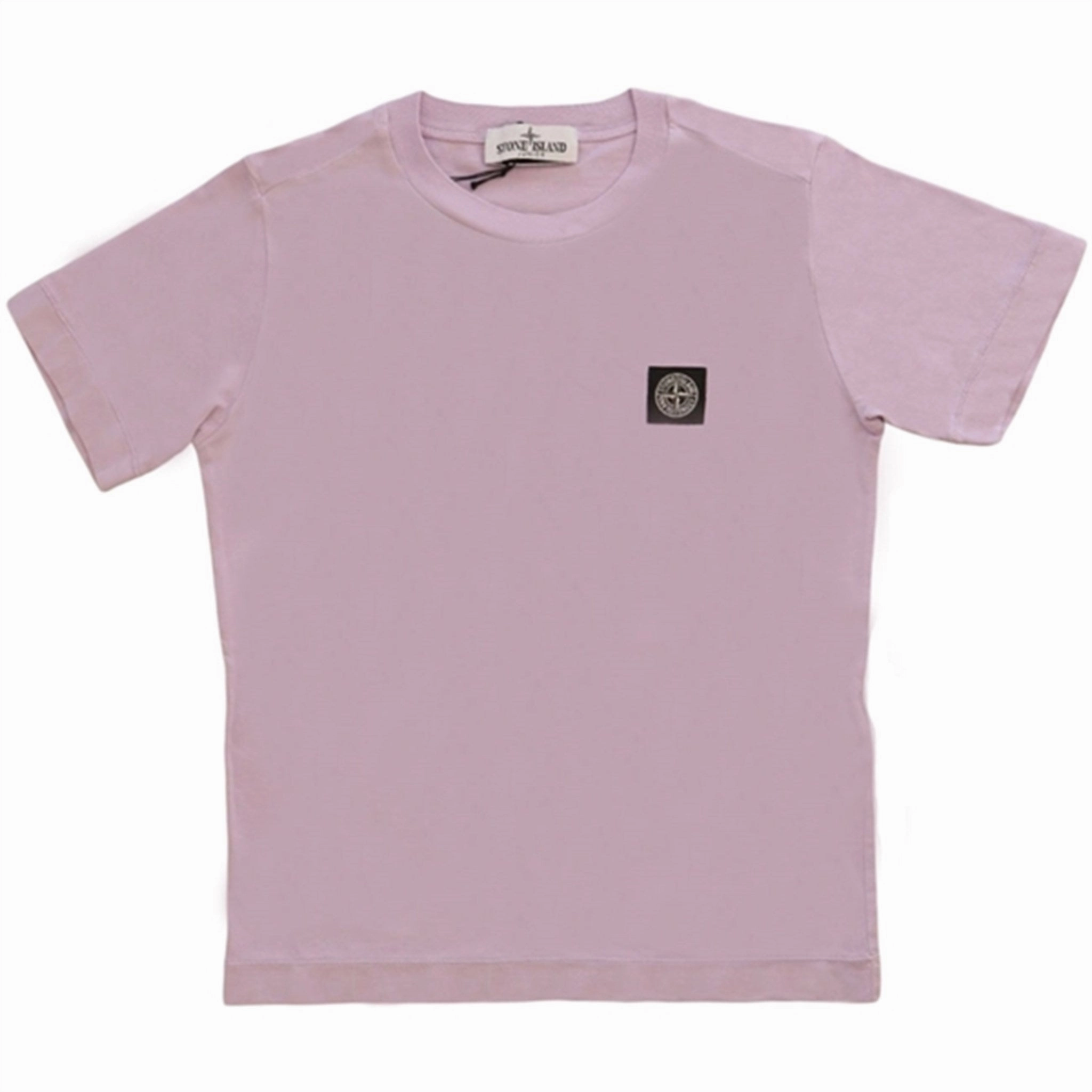 Stone Island Junior T-shirt Lilac Heathered Texture