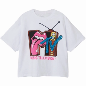 Name It Bright White Mo Rollingstones T-Shirt Effortless Fashion Travel Style