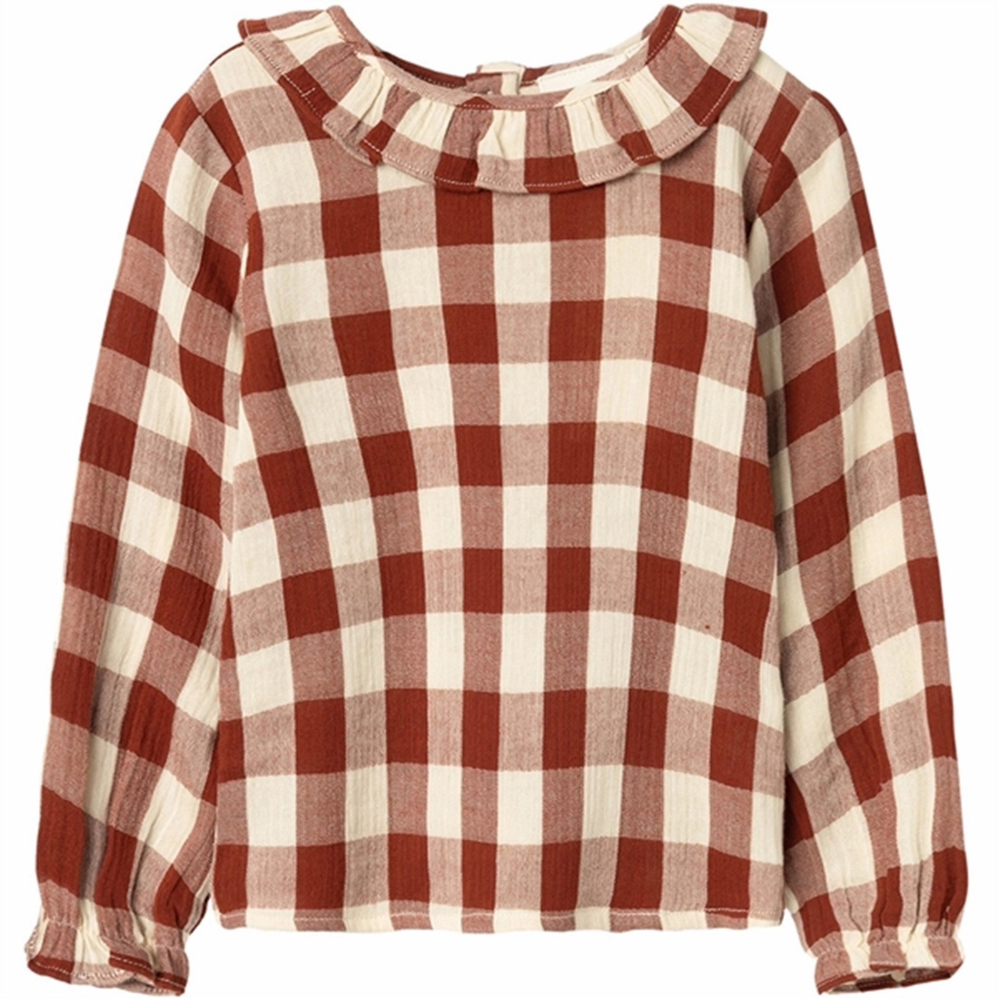 Lil'Atelier Fired Brick Rosali Shirt Casual Sophistication shopping spree