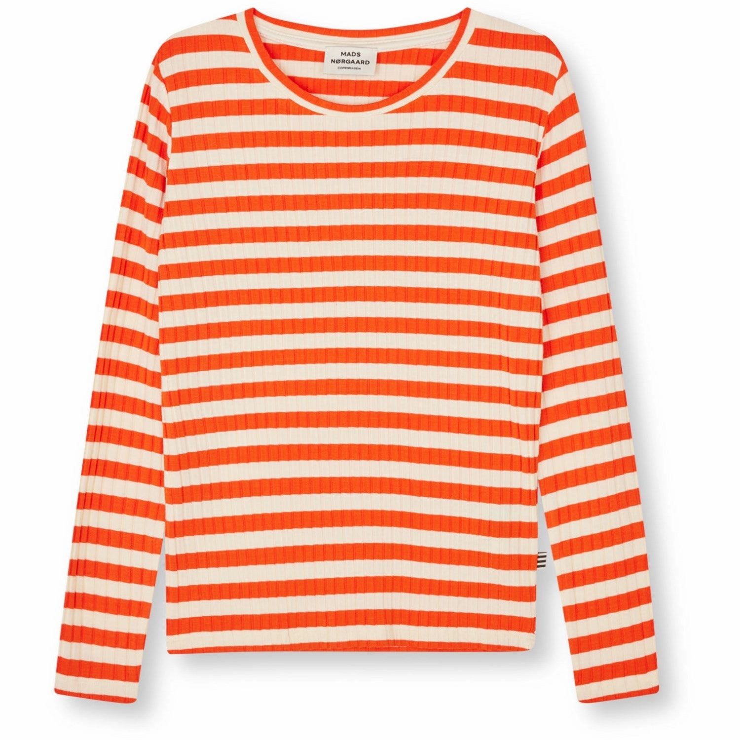 Functional Fashion Camouflage Print Mads N?rgaard Cherry Tomato/Vanilla Ice 5x5 Classic Stripe Talika Blouse