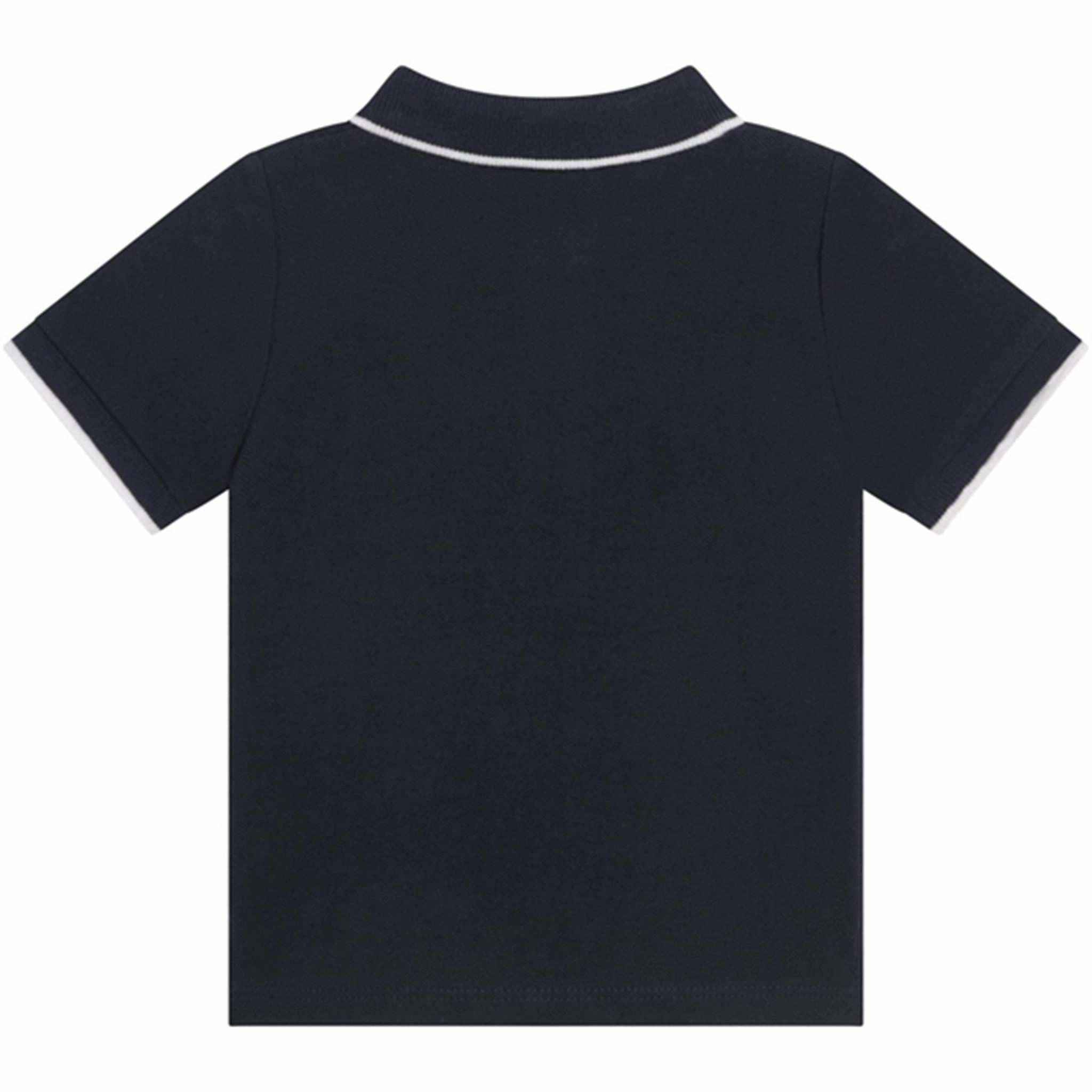 Double Layer Shoulder Hugo Boss Baby Short Sleeve Polo Navy