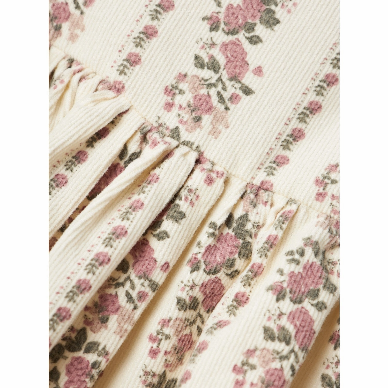 Contemporary Wear Cozy Balance Lil'Atelier Turtledove Tala Loose Corduroy Dress