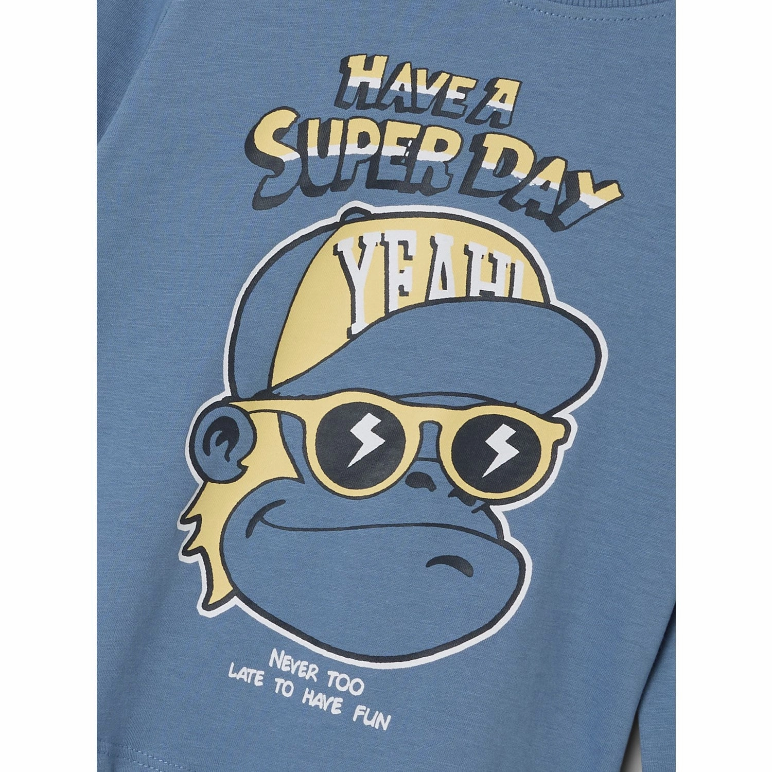 Name It Coronet Blue Vagno Loose Blouse Date night