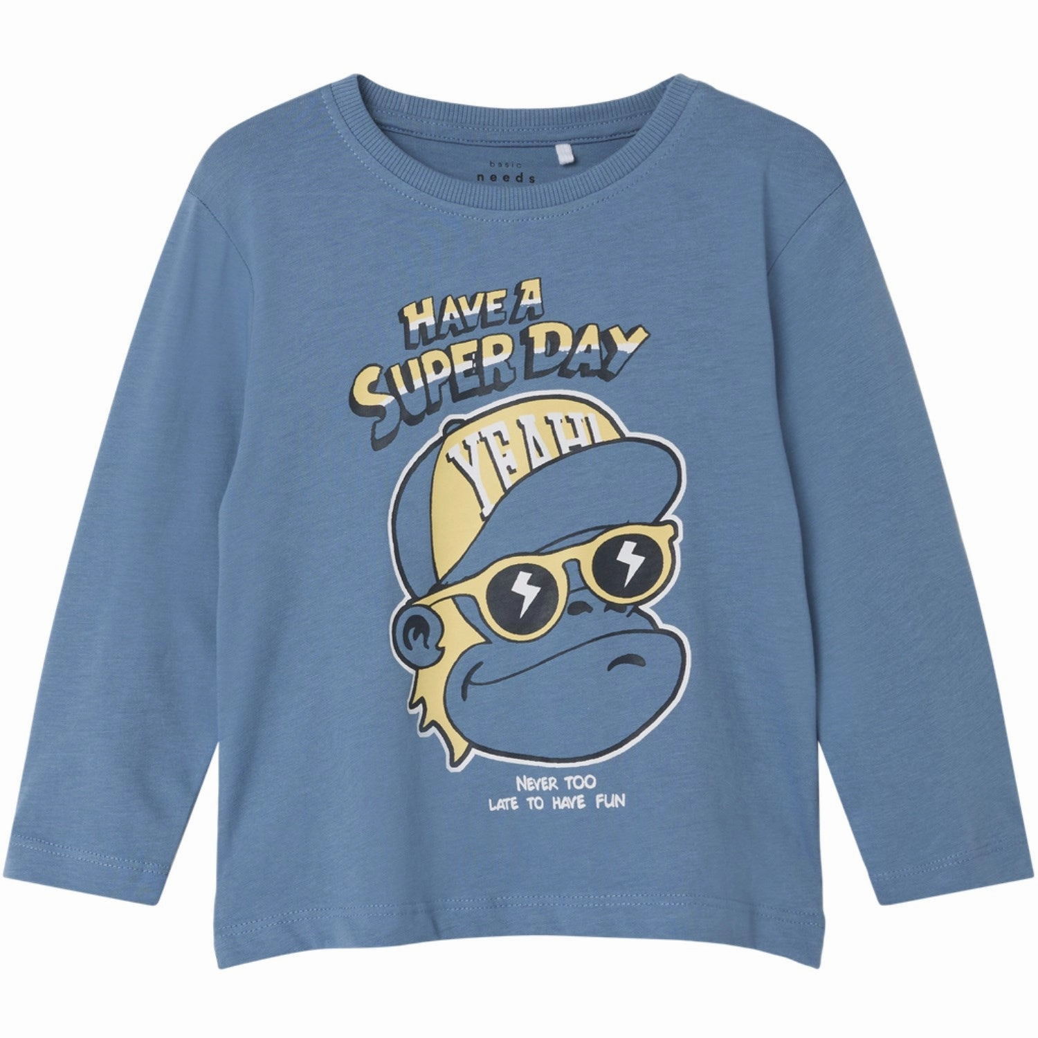 Name It Coronet Blue Vagno Loose Blouse Sophisticated Style