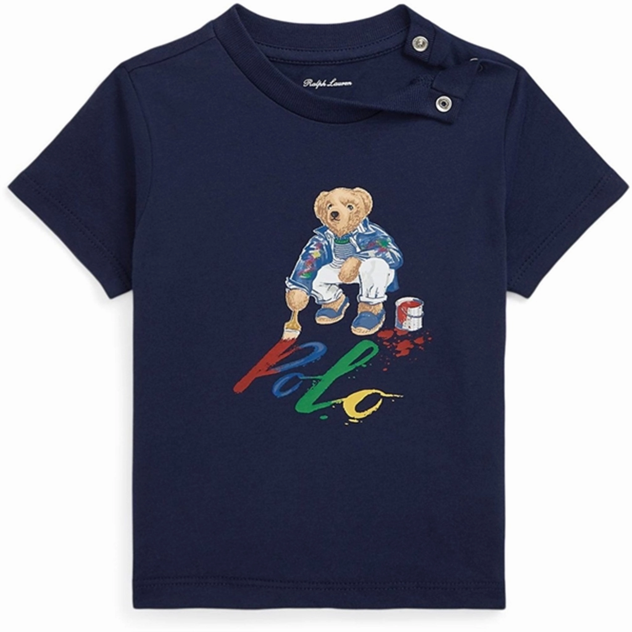 Relaxed Style Basic Top Ralph Lauren Baby Bear M. Knap Cr23 Navy
