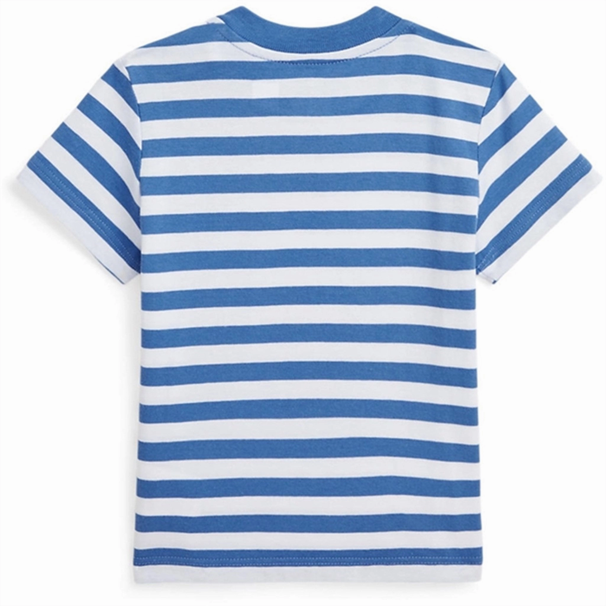 Ralph Lauren Baby Boy T-Shirt Paris Bear New Englnd Blu Limited Edition SoftenedTexturedWeave