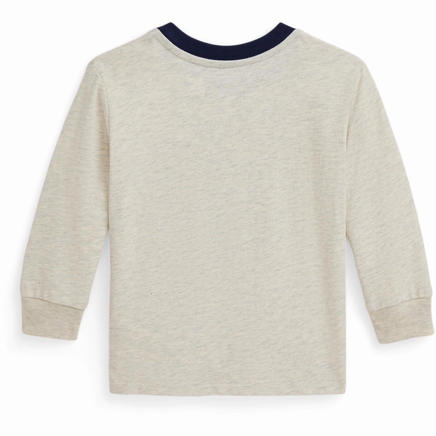 Ralph Lauren Baby Oatmeal Heather Bear Blouse Pullover Design