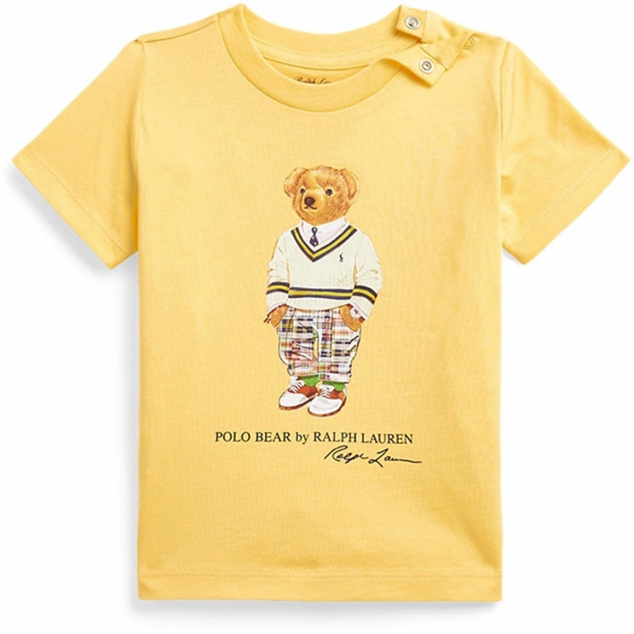 Colorfast Dye Comfy Wear Ralph Lauren Baby T-Shirt Yellow