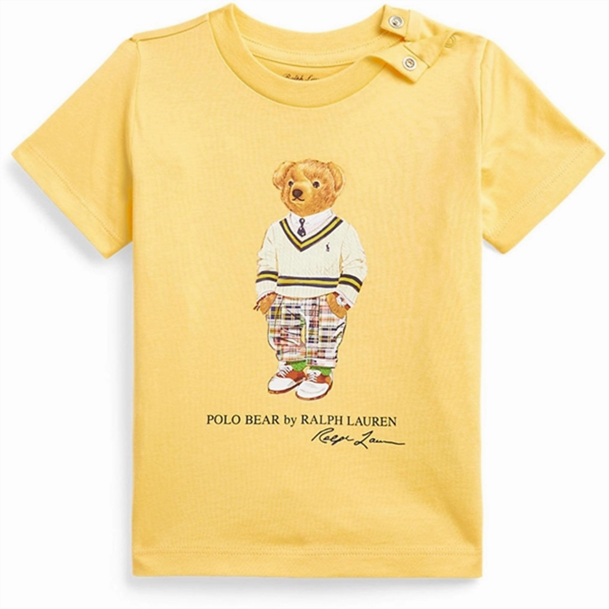 Ralph Lauren Baby T-Shirt Yellow Beach Wear Fun and Comfortable