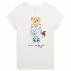 Trendy Comfort Wear Ralph Lauren Bear T-Shirt White