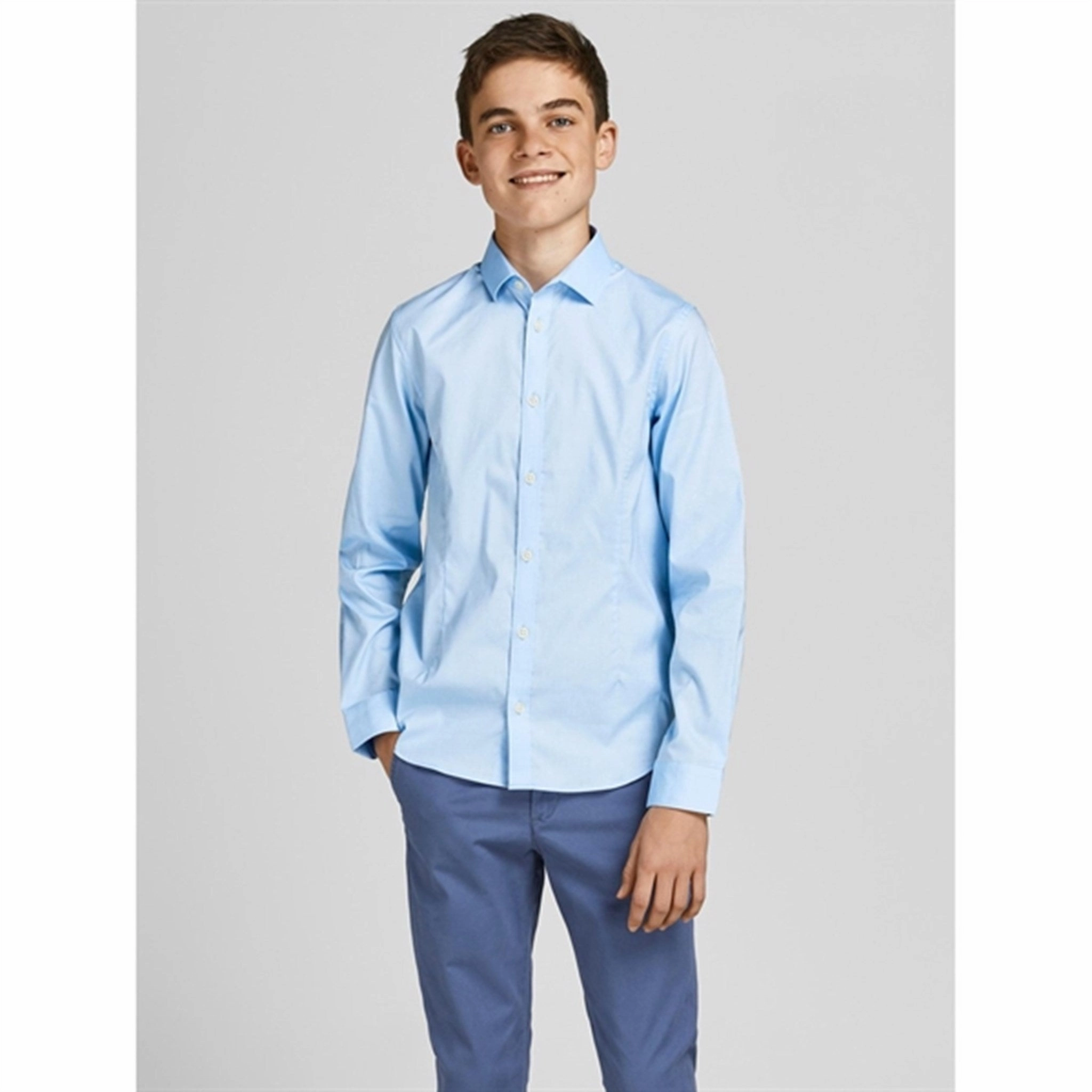 Fashionable Pick Jack & Jones Junior Cashmere Blue Parma Shirt Noos