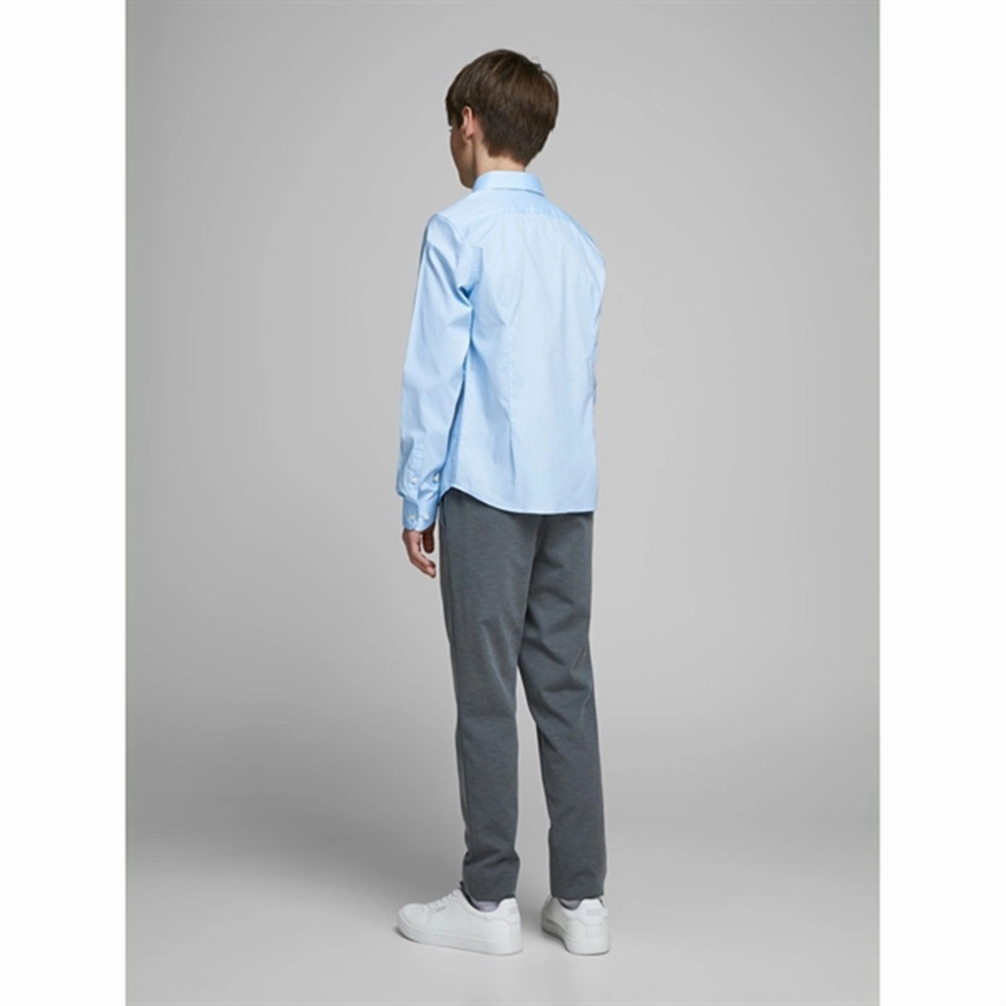 Jack & Jones Junior Cashmere Blue Parma Shirt Noos Flexible Mobility Eco-Friendly Choice