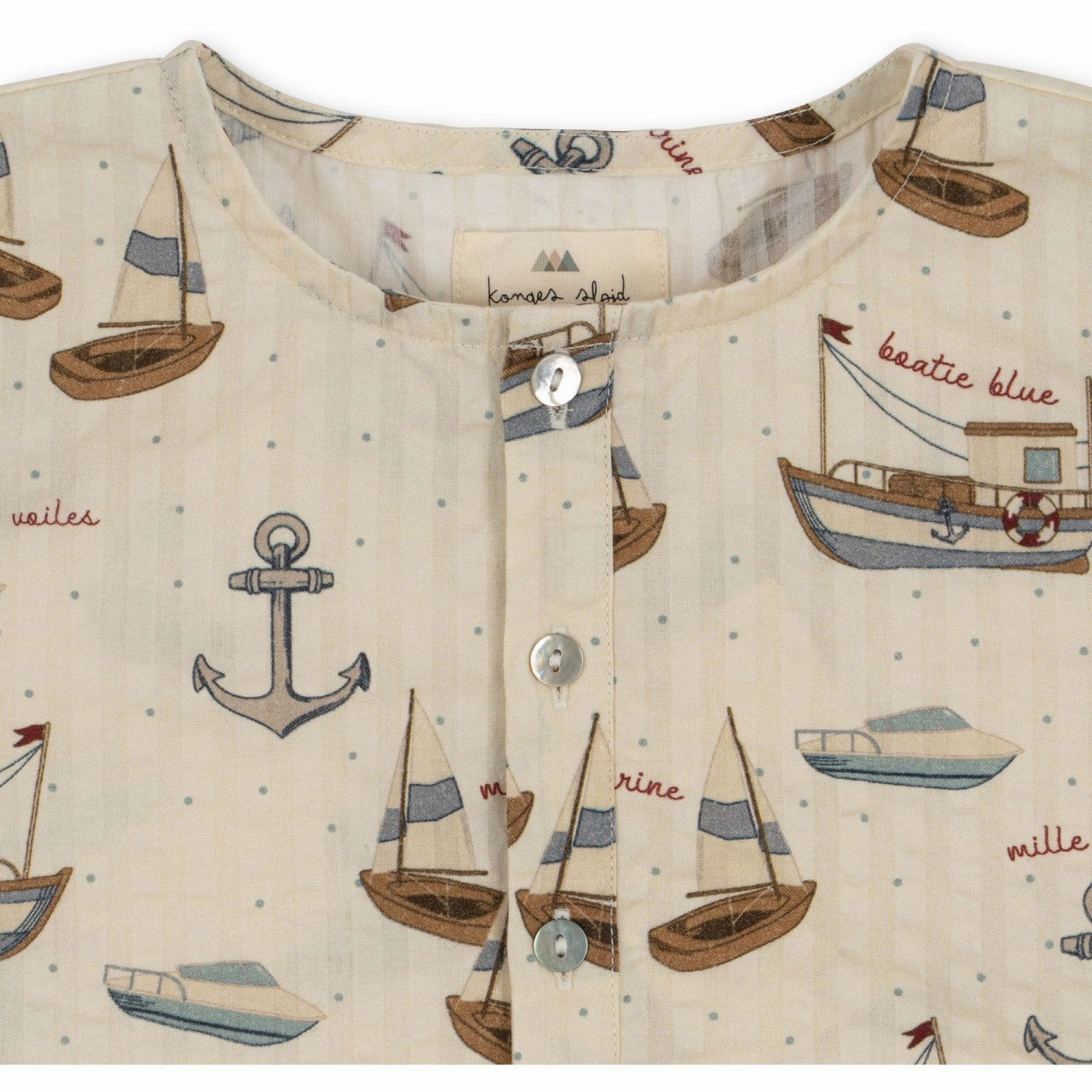 Konges Sl?jd Sail Away Ace Shirt Flexible Material Work From Home