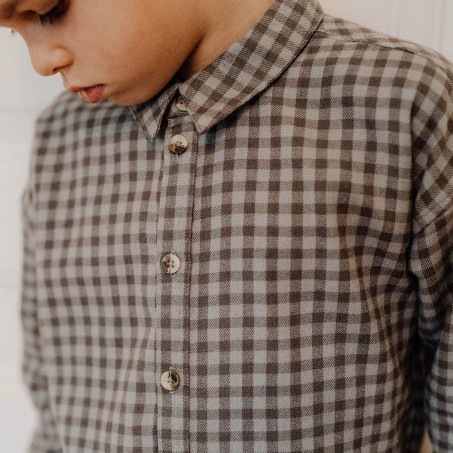 Lightweight Construction That's Mine Blue Check Helge Shirt