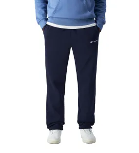 Champion pantalone sportivo da uomo con orlo diritto 220294 BS501 blu Versatile Waist LightweightDesign