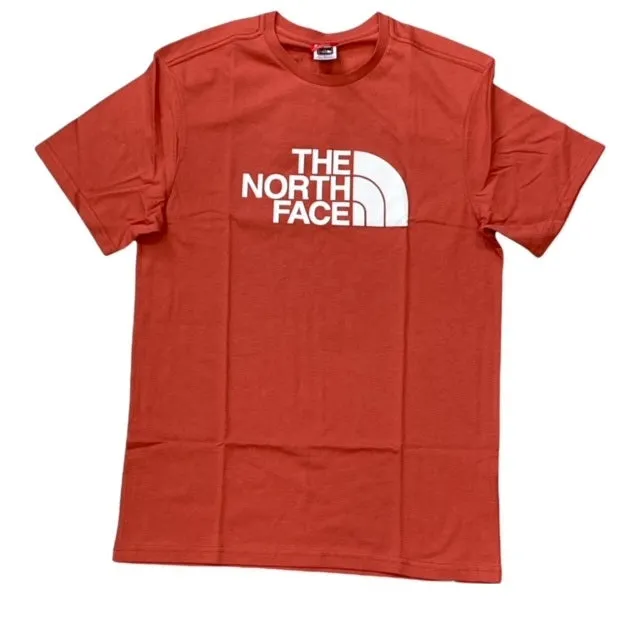 Cold Wash Optimized The North Face T-shirt M S/S Easy NF0A2TX3UBR1 tandori spice red