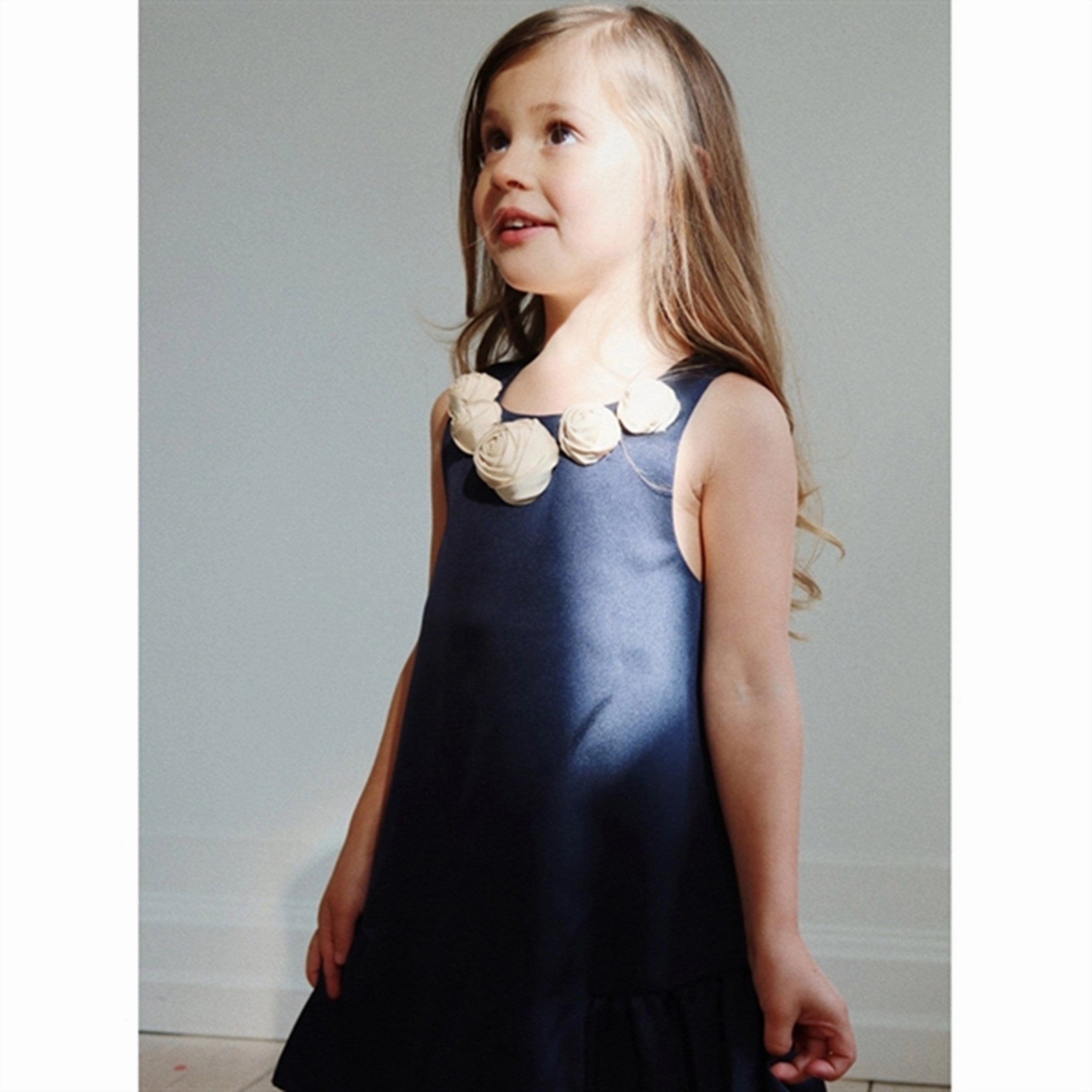 Subtle Comfort Konges Sl?jd Navy Blazer Rosie Collar Dress